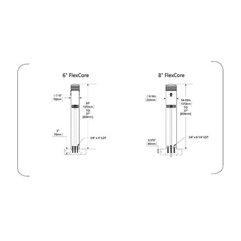 德国永恒力 弹性立柱 X 高度1370mm 外径182mm