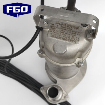 FGO 不锈钢潜水泵 小型螺纹款 304材质 220V 50QDX10-12-0.55kw