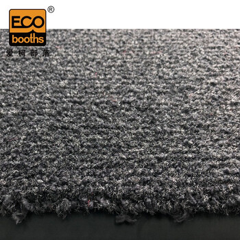 爱柯部落 超强吸水吸油防滑地毯 出入口防尘地垫1m×2m×11mm厨房车间卫生间室内地毯深灰色可定制110147