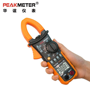 华谊PEAKMETER PM2108 高精度钳形数字万用表 交直流电流表400A600A 定做 1台