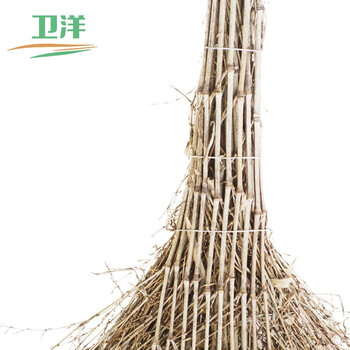 卫洋 手工环卫大竹扫把3.5斤【5把装】物业环卫小区学校工厂马路柏油道路地面清扫清洁大号竹柄笤帚扫帚