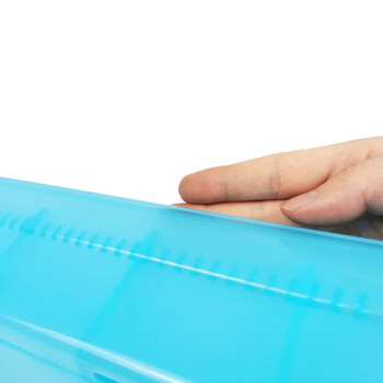 兰诗（LAUTEE）SY1323 输液盒 摆药盒分类收纳盒护理盒 便携式塑料配药筐输液篮 长款蓝色