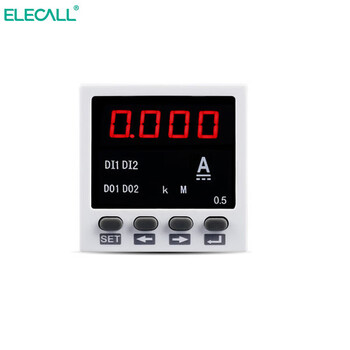 伊莱科(ELECALL)数显单相直流电流表ELE-DA31/51/61/71/81智能数字电流表 白色 ELE-DA81/DC5A内附分流器 7