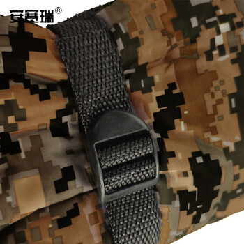 安赛瑞 加绒迷彩手套 冬季防寒防滑保暖全指手套 户外加厚保暖棉手套 迷彩绿 25559