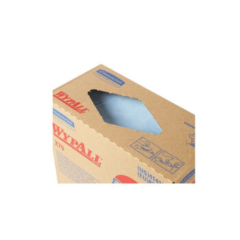 金佰利 劲拭 X70全能型擦拭布 抽取式擦拭纸 强效吸水吸油 工业擦拭卫生清洁 41412蓝色 100张/盒*10盒/箱