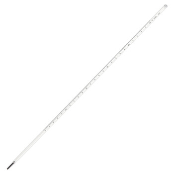 匡建仪表二等标准玻璃温度计WBG系列0-50℃1支长度54cm 分度值0.1℃ 可过检 高精度 实验室用 0-50℃ 