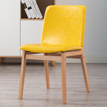 6015实木餐椅北欧家用现代简约椅子靠背书房椅布艺酒店餐桌椅网红
