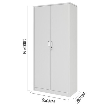 链工  钢制铁皮柜85*39*180cm资料柜档案储物柜票据凭证柜
