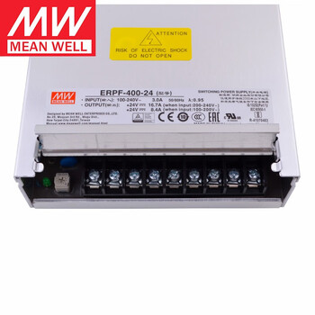 明纬 MEANWELL ERPF-400-24 防雨开关电源(400W左右) ERPF-400-24 24V16.7A输出