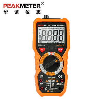 华谊PEAKMETER PM890C 数字万用表 多功能数显万能表电工维修 定做 1台