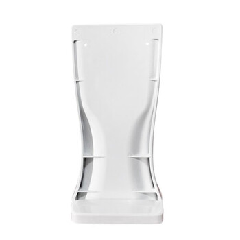 益美得 LSL333452 新款移动台置免接触洗手机支架立式皂液器小支架背板 经典款（白色）