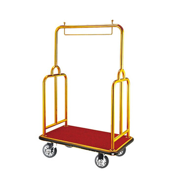 南 XL-18 豪华平顶行李车 钛金 行李车酒店大堂行李车 箱包推拉车