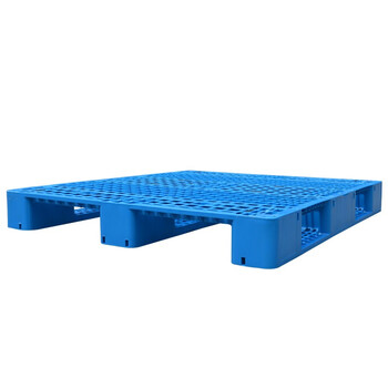 庄太太【1.4*1.2米加4钢】网格川字塑料托盘叉车仓库货架卡板地台地堆防潮垫板栈板货物托板