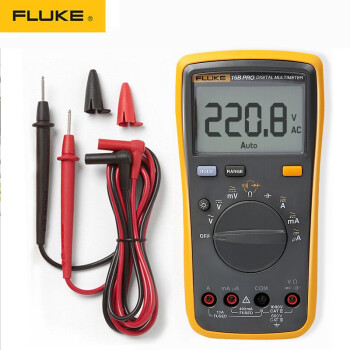 福禄克（FLUKE）F15B PRO 数字万用表多用表三用表复用表交直流1000V 1年维保