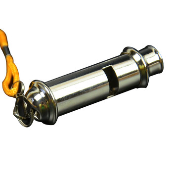 苏识 YZQ070 交通执勤口哨金属镀铬口哨高频金属警哨防身警笛大音频 66.7mm*16mm   