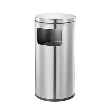 南 GPX-87B 南方圆脚垃圾桶 砂钢 用酒店宾馆客房不锈钢垃圾桶 烟灰桶 果皮桶 房间桶