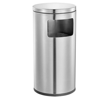 南 GPX-87B 南方圆脚垃圾桶 砂钢 用酒店宾馆客房不锈钢垃圾桶 烟灰桶 果皮桶 房间桶