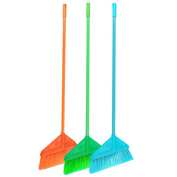 益美得 LSL8460 三角形笤帚塑料扫把地板扫帚 橙色-25把