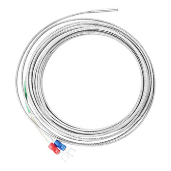 匡建仪表（CONJANT）PT100温度传感器铂热电阻探头式温度检测防水防腐高温小探头 K两线,5米 