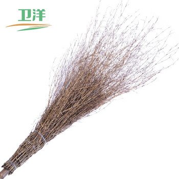 卫洋 WY-566 手工扫把环卫大扫把竹扫把户外扫院子大扫帚物业学校工厂清洁笤帚新型出口型圆扫把5个装