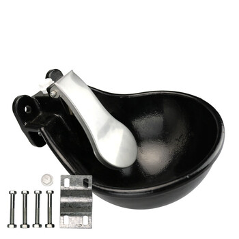 亿箬 畜牧养殖 加厚铸铁牛饮水碗带配件 驴马牛用自动碗 饮水器铜阀水碗 特大号带配件全套 