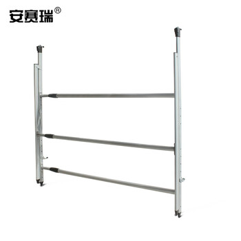 安赛瑞 展板架海报架 可折叠大型KT板立式落地白色1.2×1.24m 铁制 23815