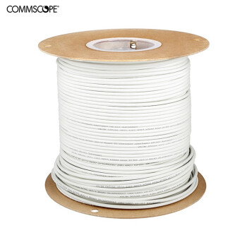 AMP NETCONNECT康普原装超五类网线（0.51±0.02mm）屏蔽网线箱线 低烟无卤外皮 305米 219420-2