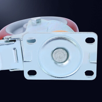 万尊 聚氨酯脚轮3寸刹车轮（2个装）