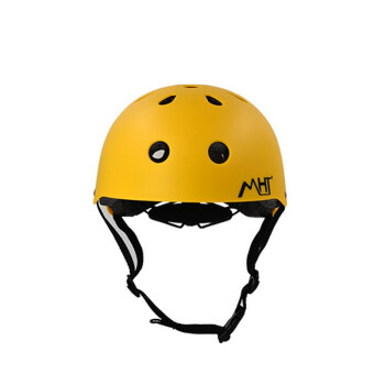 赛锐 儿童轮滑头盔 滑板头盔 漂流头盔 头转街舞头盔定做 2顶-黄色 S码