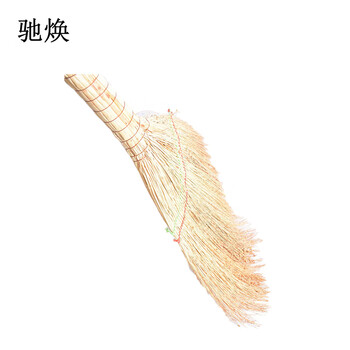 驰焕 清洁环卫物业单位笤帚学校工厂户外清洁扫帚扫把 升级款脱壳高粱小扫把一个装