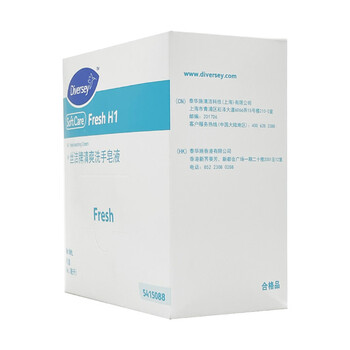 泰华施Diversey 丝洁牌清爽洗手皂液 手部保湿泡沫洗手液厨卫去油污清洗剂 6盒/箱