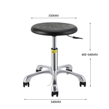 知旦静电椅工作台车间配套凳发泡垫LL1037脚轮款