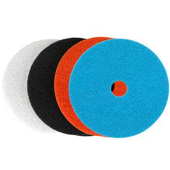 斯图多功能刷地机洗地机地面打蜡抛光机大理石地面一机多用 17寸起蜡百洁垫（黑色)