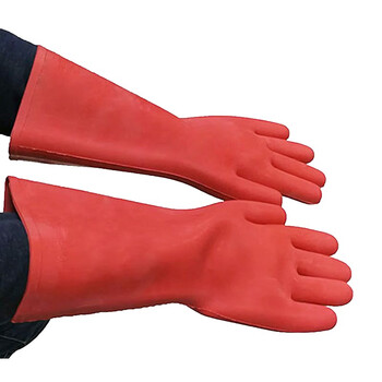 雷赢（LEIYING）12KV橡胶绝缘手套 防护手套