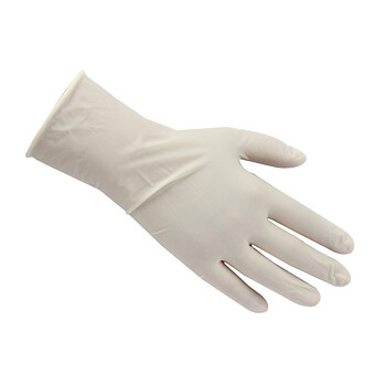 Ansell安思尔 4576无粉一次性橡胶手套实验乳胶清洁加厚手套100只/盒 奶白色L