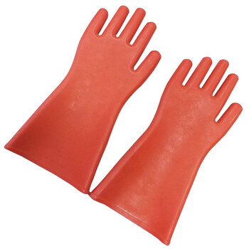 雷赢（LEIYING）12KV橡胶绝缘手套 防护手套