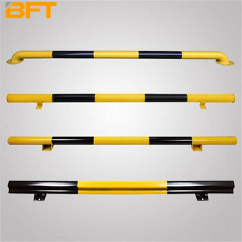 贝傅特 钢管挡车器U型M型地下车库停车位钢管挡车器 定位器2米长1.8毫米厚 弯头挡车器