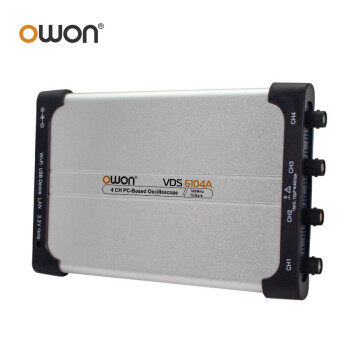 利利普owon虚拟示波器VDS6104A四通道14位高精度100M虚拟PC数字示波器便捷标配信号源二次开发