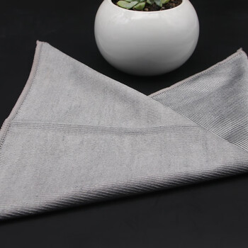 星工（XINGGONG）无尘擦拭布 食品厂无尘车间洁净抹布 干湿两用 不掉毛 30*30灰色*1条