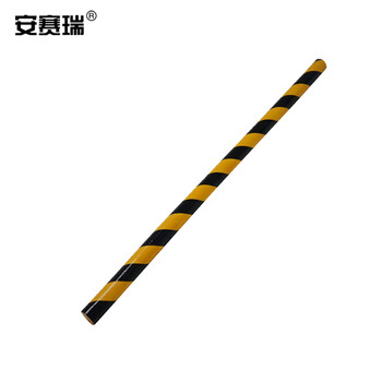 安赛瑞 警示防撞条（外圆内槽）工业防撞条 黄黑警示防撞棉 11413