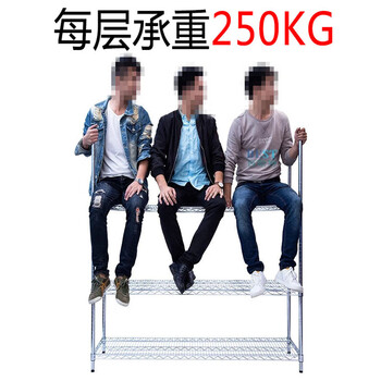 川井（WELLAND）物流转运台车 可定制车间物料周转车 线网货架 三层轻型线棒置物架 老化干燥架60*60*120cm