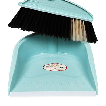 金诗洛 扫把簸箕套装 扫地扫帚塑料 笤帚撮箕扫把簸箕套装 搓斗畚箕 颜色随机 K200