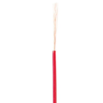 金龙羽 国标铜芯电线电缆单芯多股软线阻燃ZC-BVR6平方电线100米/卷 红色