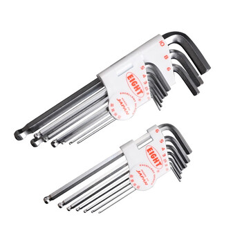 进口EIGHT-EX套装内六角扳手TMS-7套装公制加长球头内六角扳手 TMS-7 SNCM+V 现货