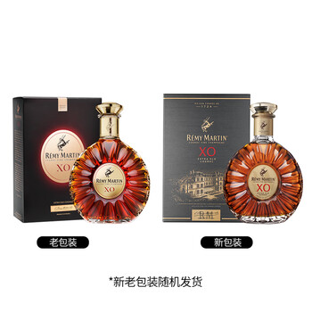人头马（Remy Martin）洋酒 X.O优质香槟区干邑白兰地 700ml  