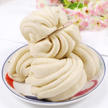 山东花卷馒头手工早餐面食速食素食方便早餐咸味卷一份10个