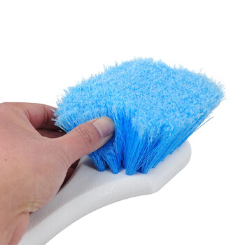 益美得 C138 多用途清洁刷卫生间马桶手持刷桌面清洁除尘刷子 长柄软毛