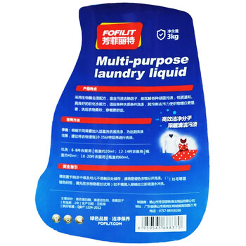 芳菲丽特（FOFILIT）F-8370 多功能洗衣液 气味清新 低泡易漂 3kg*2瓶
