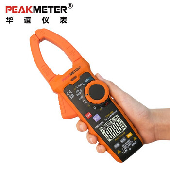 华谊PEAKMETER PM2028A 手动挡钳形表 高精度多功能数字钳表 1000A大电流表 定做 1台