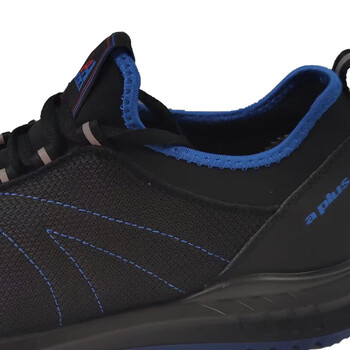 A+A 5202A 防砸6KV绝缘安全鞋 AN1防砸钢头双密度PU防滑大底工作劳保鞋 1双 45码